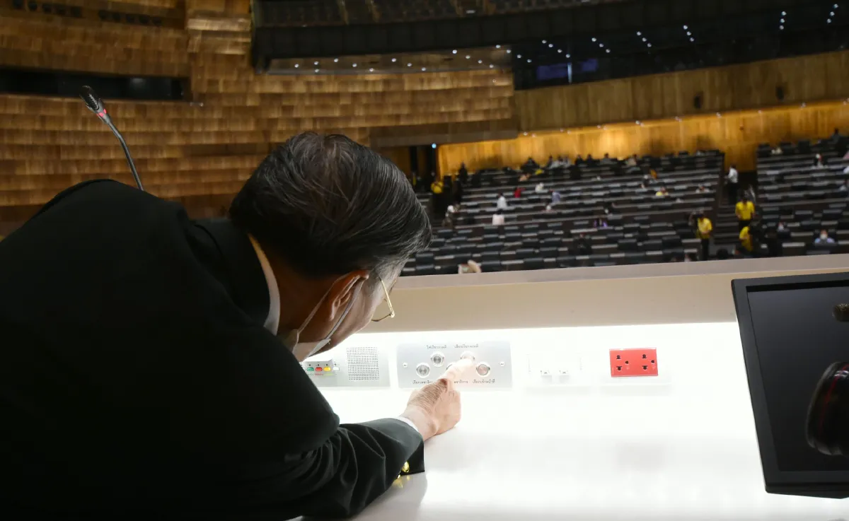 อลังการ! "ชวน"ตรวจห้องประชุมใหม่รับเปิดประชุมสภาฯ 22 พ.ค.นี้