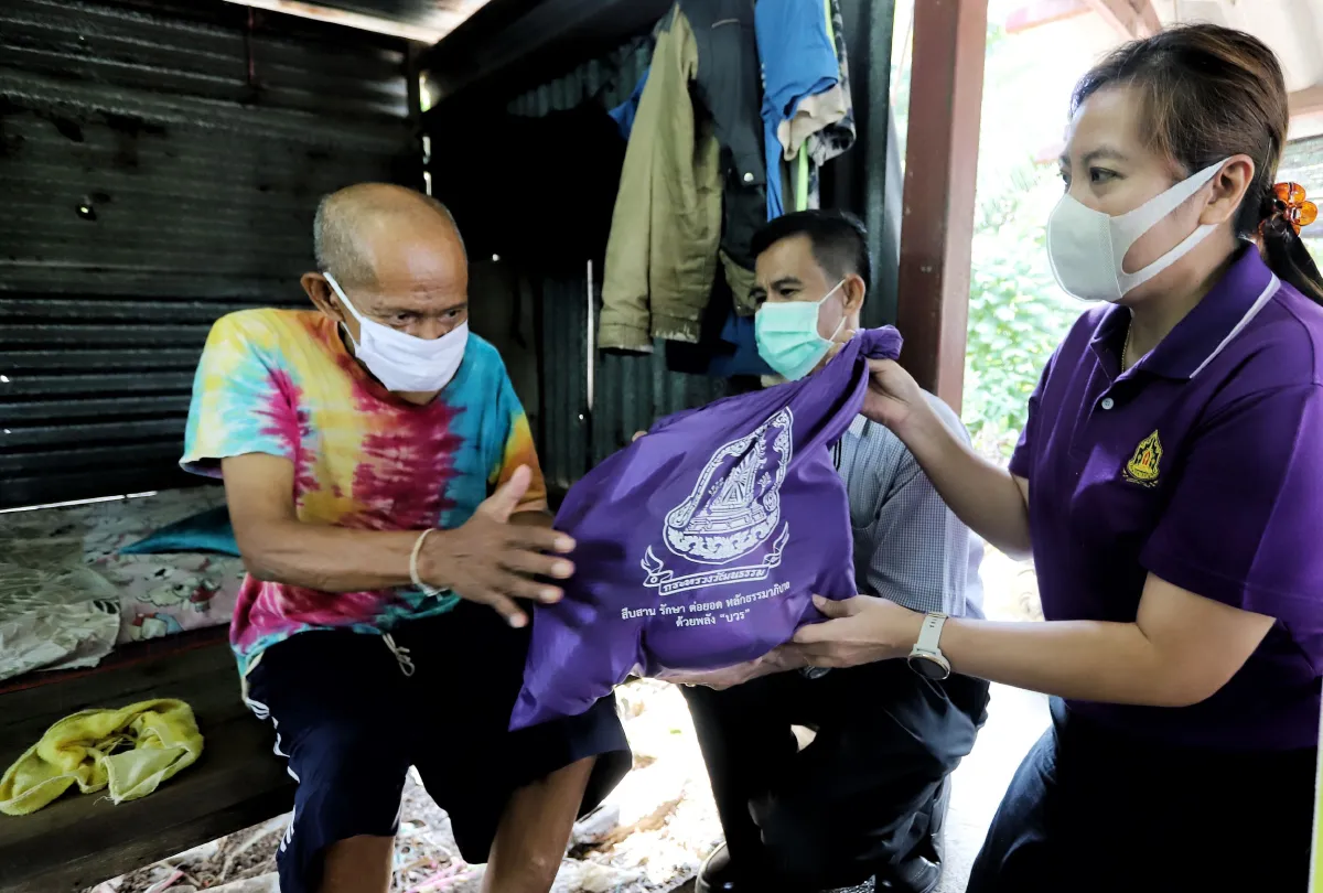 เครือข่าย"พลังบวร"ช่วยผู้ด้อยโอกาสชุมชนคุณธรรมต้นแบบ