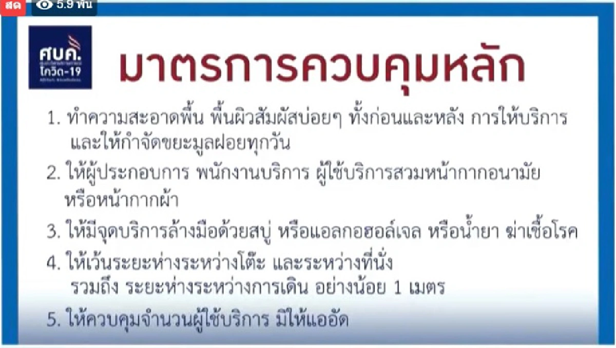 ศบค.ทดลอง "คลายล็อกดาวน์" เฟส 2 เปิดบางห้างฯก่อนเคาะใช้จริง 17 พ.ค.- เปิดตลาดนัดจตุจักรมีมาตรการเข้ม