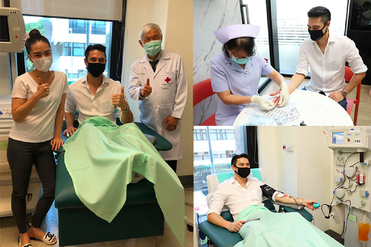 "แมทธิว-ลิเดีย" บริจาคพลาสมา นำไปใช้ในการรักษาผู้ป่วยโควิด-19 คนอื่น "แมทธิว-ลิเดีย" บริจาคพลาสมา นำไปใช้ในการรักษาผู้ป่วยโควิด-19 คนอื่น