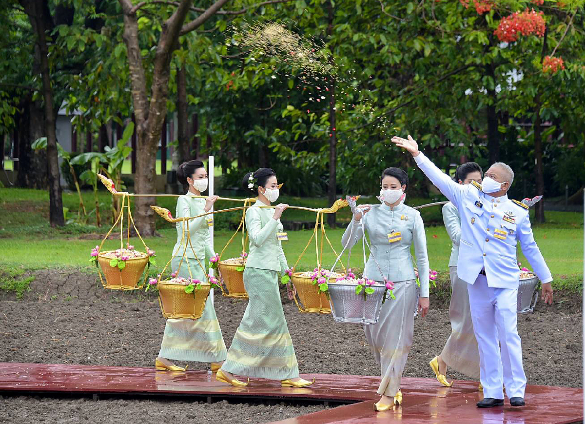 ประธานองคมนตรีเป็นปธ.หว่านข้าวในแปลงนาสาธิต สวนจิตรลดา ประธานองคมนตรีเป็นปธ.หว่านข้าวในแปลงนาสาธิต สวนจิตรลดา
