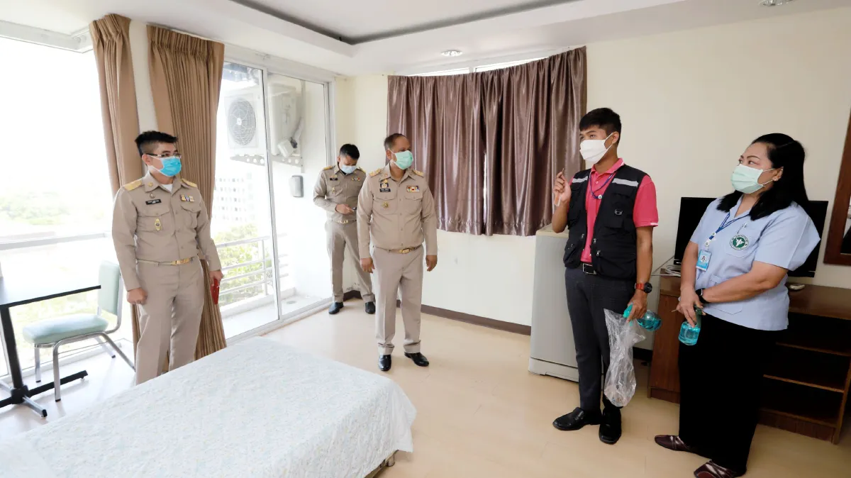 โชว์ศูนย์กักตัวกลุ่มเสี่ยงโควิด-19 พบอยู่สบายสิ่งอำนวยความสะดวกครบ