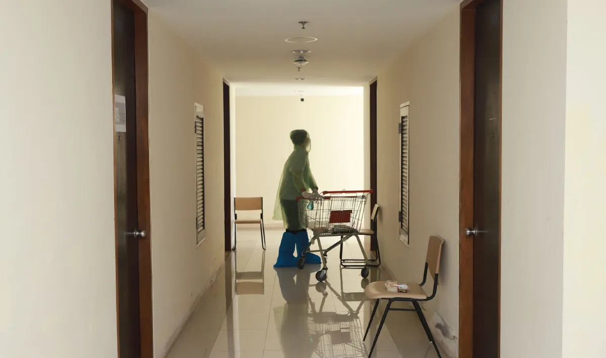 โชว์ศูนย์กักตัวกลุ่มเสี่ยงโควิด-19 พบอยู่สบายสิ่งอำนวยความสะดวกครบ