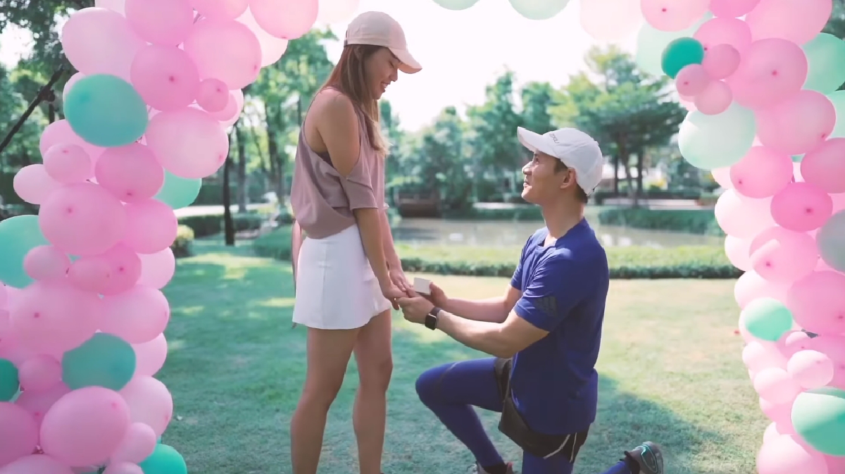 เปปเปอร์ รัฐศาสตร์ แชร์คลิปโมเมนต์สุดหวาน คุกเข่าขอแฟนสาวแต่งงานแล้ว