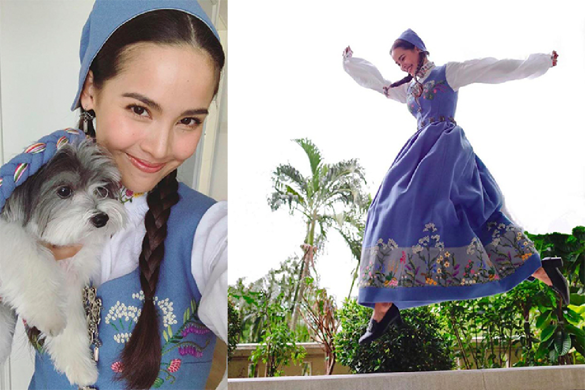 “ญาญ่า” ส่งความคิดถึงครอบครัวที่ Oslo ในชุดประจำชาตินอร์เวย์ “ญาญ่า” ส่งความคิดถึงครอบครัวที่ Oslo ในชุดประจำชาตินอร์เวย์