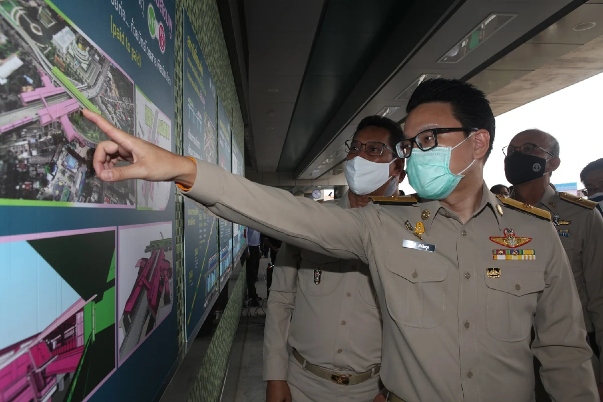 กทม.ตรวจความพร้อมรถไฟฟ้า"สายสีเขียว" 4 สถานีเปิดวิ่งมิ.ย.