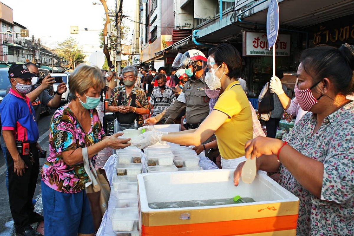 สน.พระราชวังร่วมผู้มีจิตโอบอุ้มสังคม แจกอาหารเครื่องดื่มบรรเทาความเดือดร้อนโควิด-19 สน.พระราชวังร่วมผู้มีจิตโอบอุ้มสังคม แจกอาหารเครื่องดื่มบรรเทาความเดือดร้อนโควิด-19