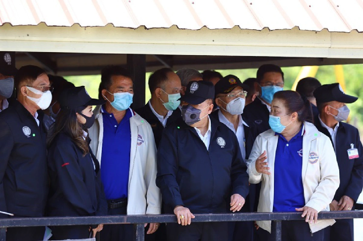 "สุชาติ-วิรัช"ดอดต้อนรับ"บิ๊กป้อม" ปัดคุยปัญหาในพปชร.