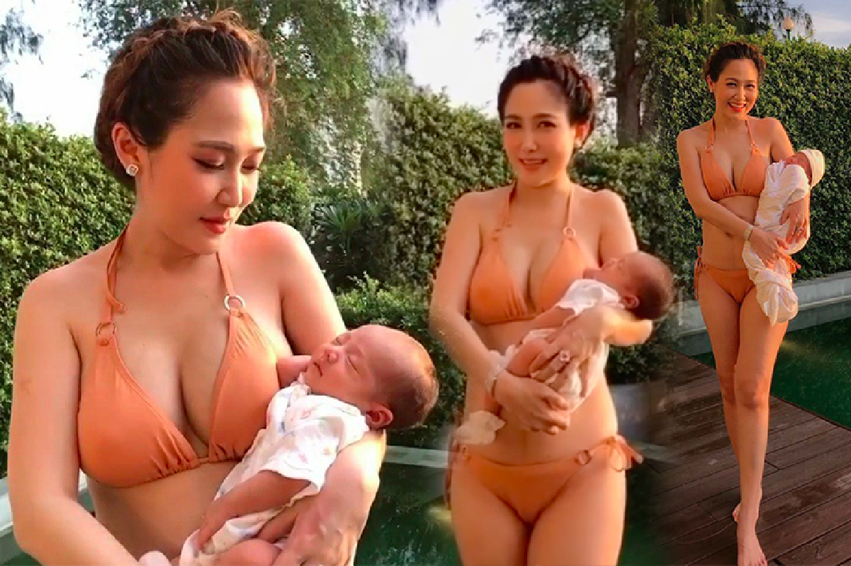 ชุดเลี้ยงลูกริมทะเล! “ไฮโซน้ำหวาน" ภรรยา "นาวิน ต้าร์" เผยหุ่นแซ่บหลังคลอดได้ 20 วัน ชุดเลี้ยงลูกริมทะเล! “ไฮโซน้ำหวาน" ภรรยา "นาวิน ต้าร์" เผยหุ่นแซ่บหลังคลอดได้ 20 วัน