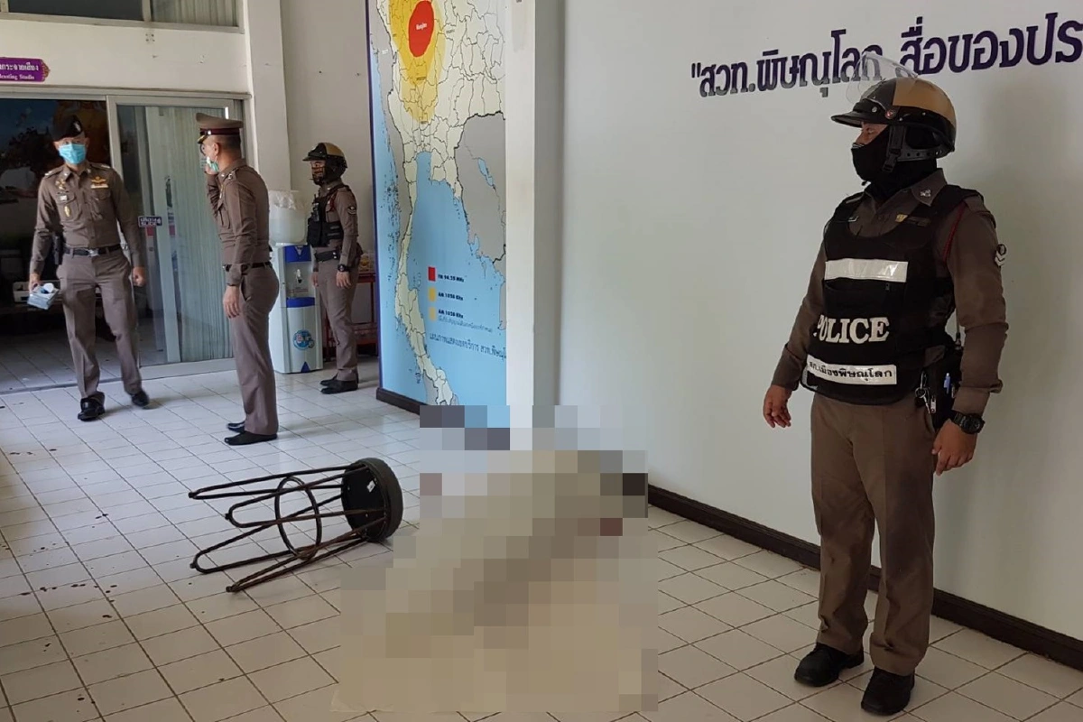 คุมนายช่างก่อเหตุยิงในสวท.พิษณุโลกปมแค้นส่วนตัวในที่ทำงาน