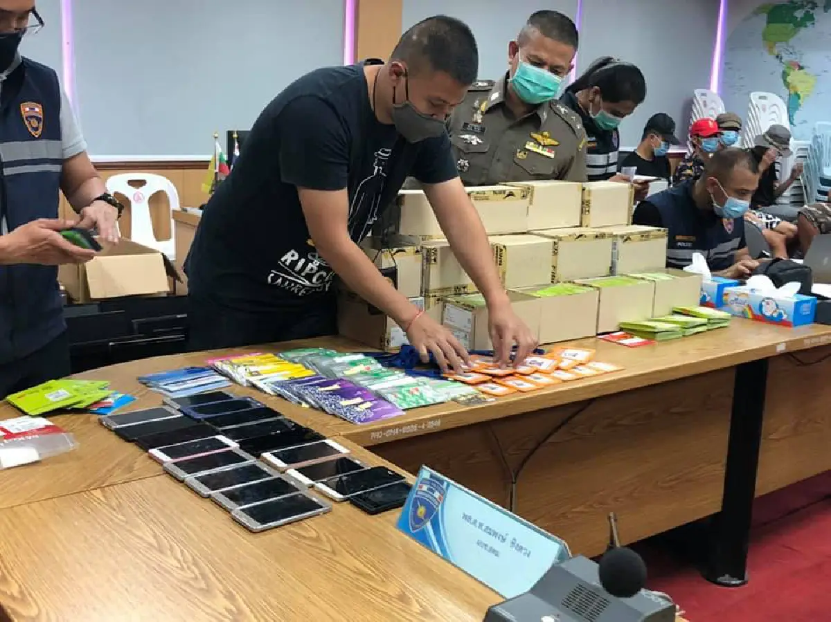 ทลายบ่อนพนันออนไลน์แม่สอดพบเงินหมุนเวียนกว่า100ล้าน