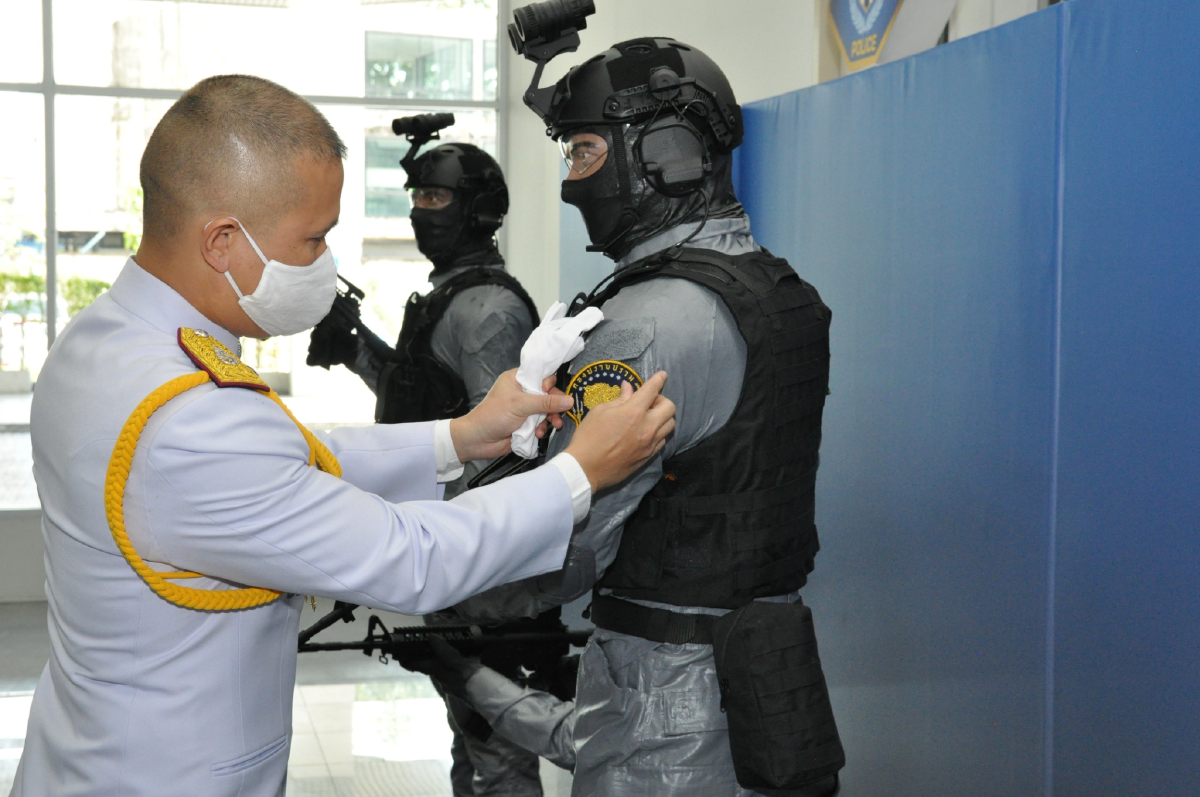 พระราชทานตราสัญลักษณ์ประจําชุดปฏิบัติการพิเศษ"หนุมาน"กองปราบ