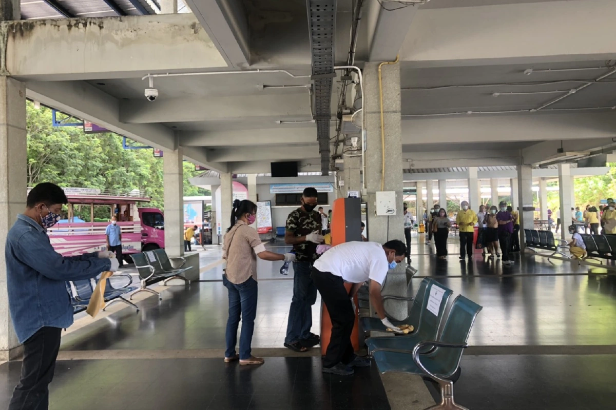 คลีนนิ่งบขส.แห่งที่ 2 ภูเก็ต พร้อมเปิดบริการ 5มิ.ย.63