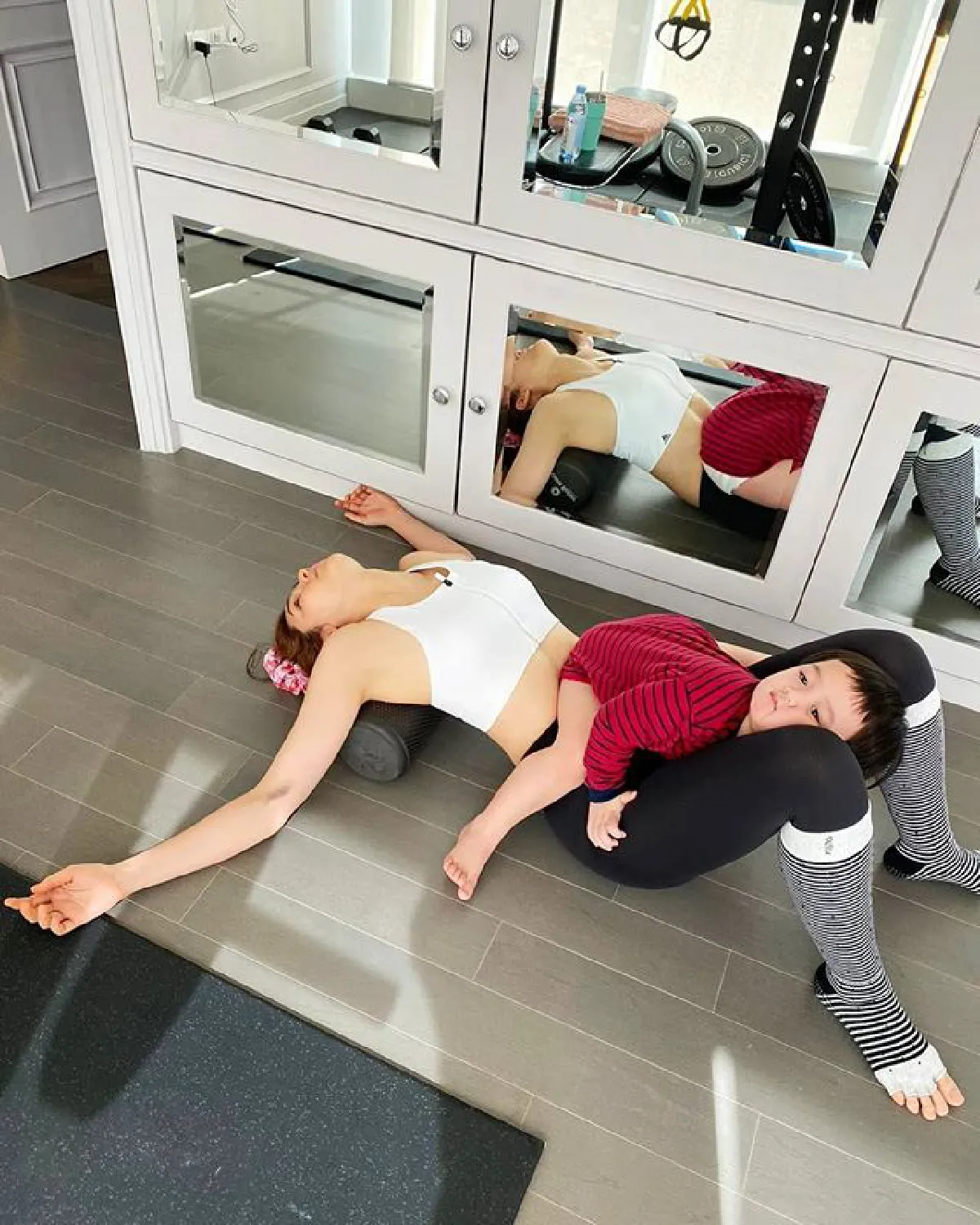 ตัวติดแม่! ชมพู่ อารยา โพสต์ภาพน่ารัก..ก่อนและหลังออกกำลังกาย 