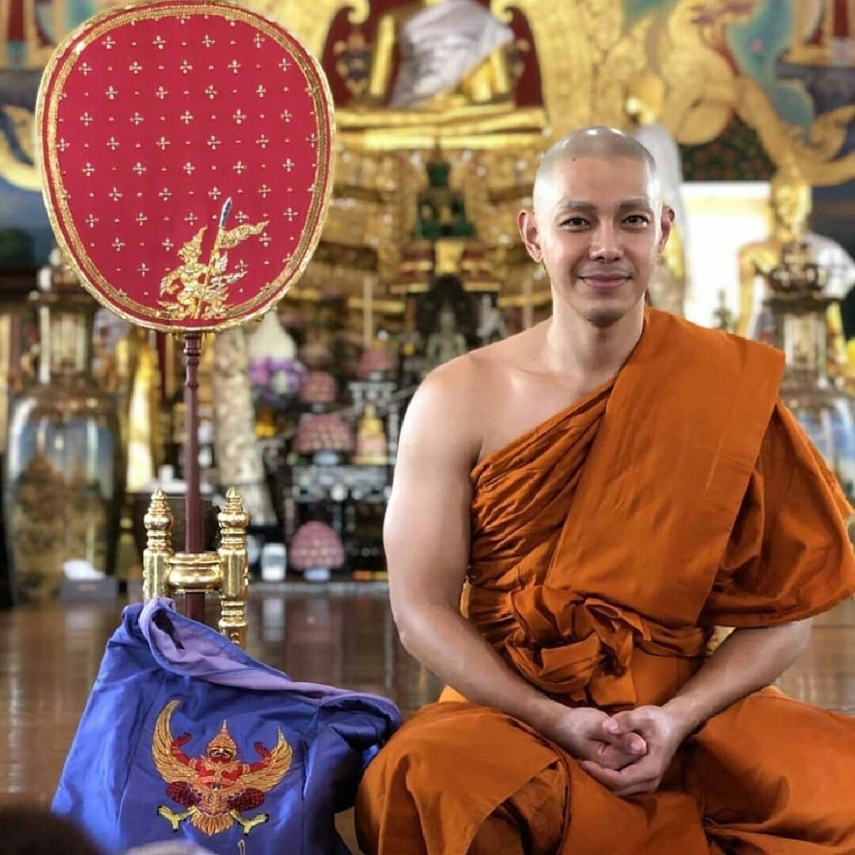 อาร์ต พศุตม์ เข้าพิธีอุปสมบทเรียบง่าย ได้ฉายาทางธรรม "จารุธมโม"