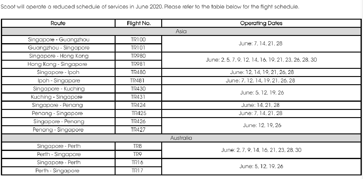 สกู๊ต สิงคโปร์ เริ่มบินระหว่างประเทศ มิ.ย.