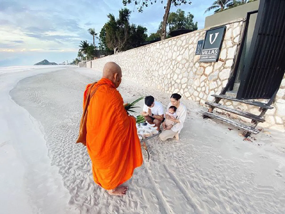 เจนี่-มิกกี้ พาลูกสาว น้องโนล่า เที่ยวพักผ่อนรับลมเย็นๆ ริมทะเลหัวหิน