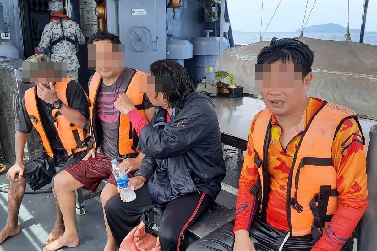 คืบหน้าเหตุเรือประมงจมใกล้เกาะไม้ท่อนจนท.ช่วยได้อีก4