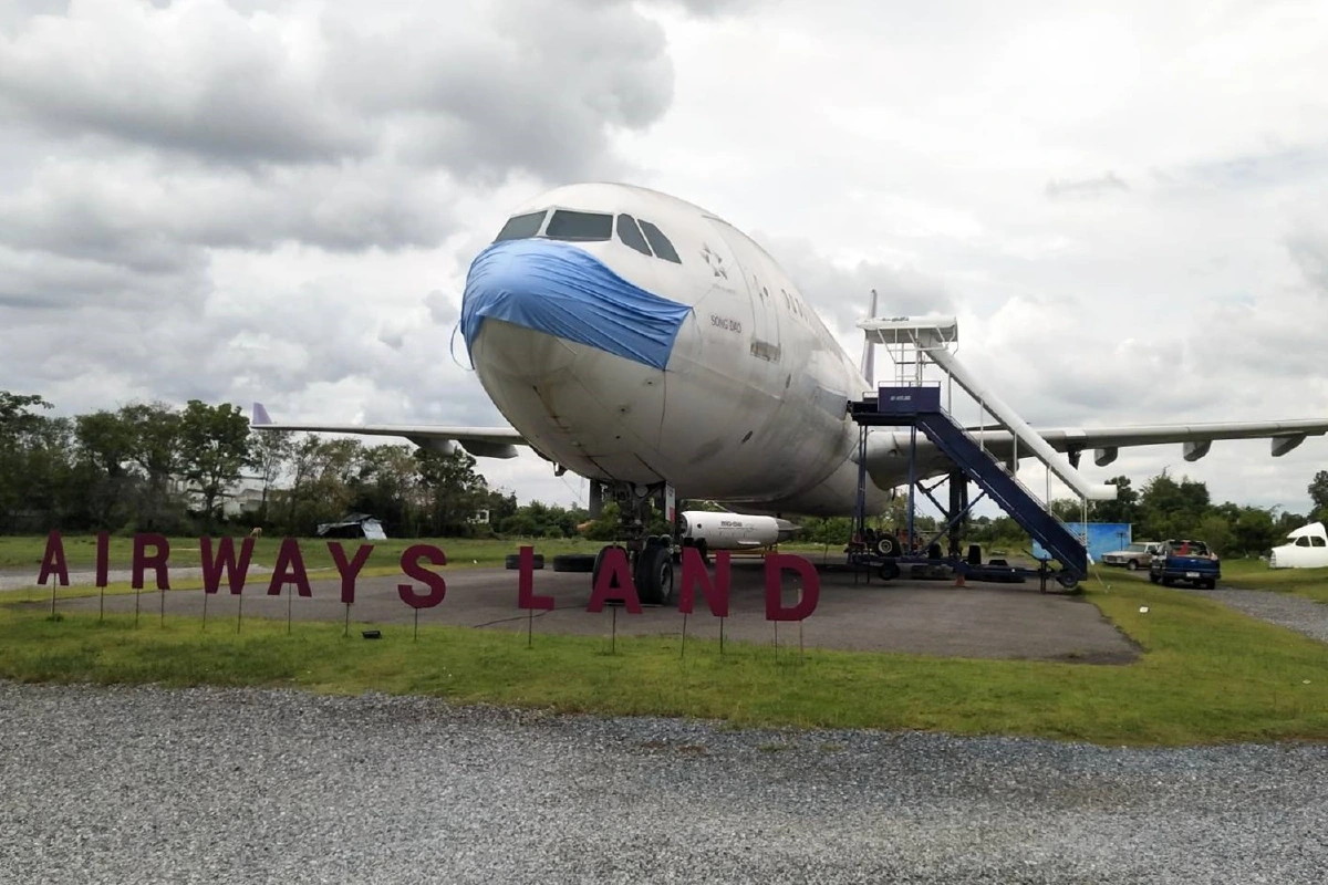 ทึ่ง!เครื่องบินแอร์บัสปลดระวางสวมแมสก์ป้องกันโควิด-19