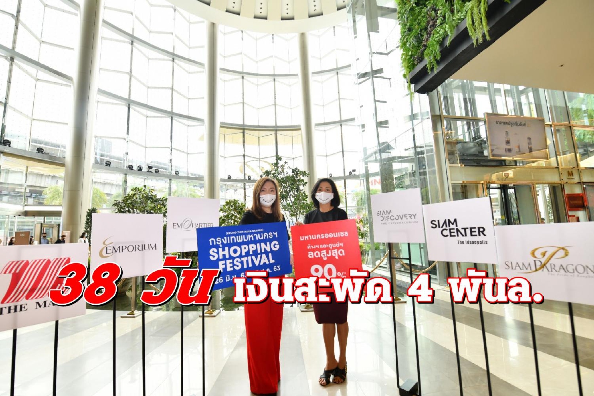 เดอะมอลล์ กรุ๊ป ผนึก วันสยาม จัดแคมเปญกระตุ้นกำลังซื้อสะพัด 4 พันล.ใน 38 วัน เดอะมอลล์ กรุ๊ป ผนึก วันสยาม จัดแคมเปญกระตุ้นกำลังซื้อสะพัด 4 พันล.ใน 38 วัน