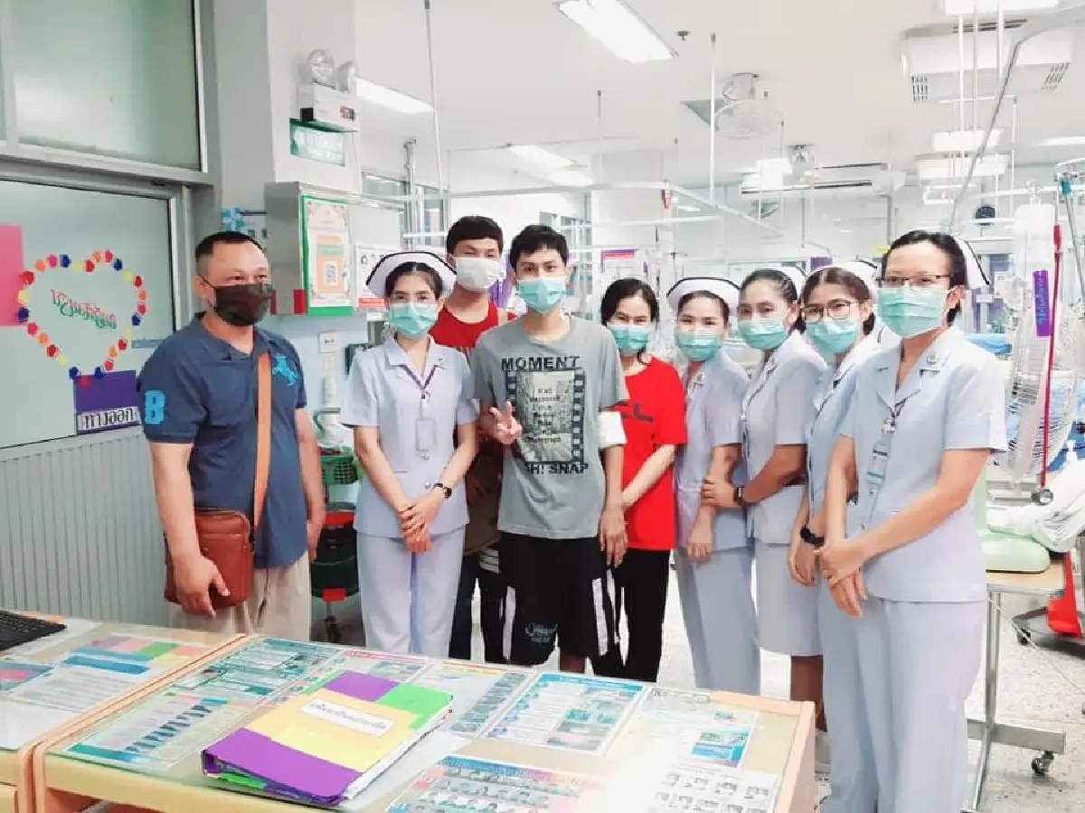 "น้องเนย"หนุ่มบิ๊กไบค์ฮีโร่ช่วยเหยื่อกราดยิงต้องเข้ารพ.อีกรอบ