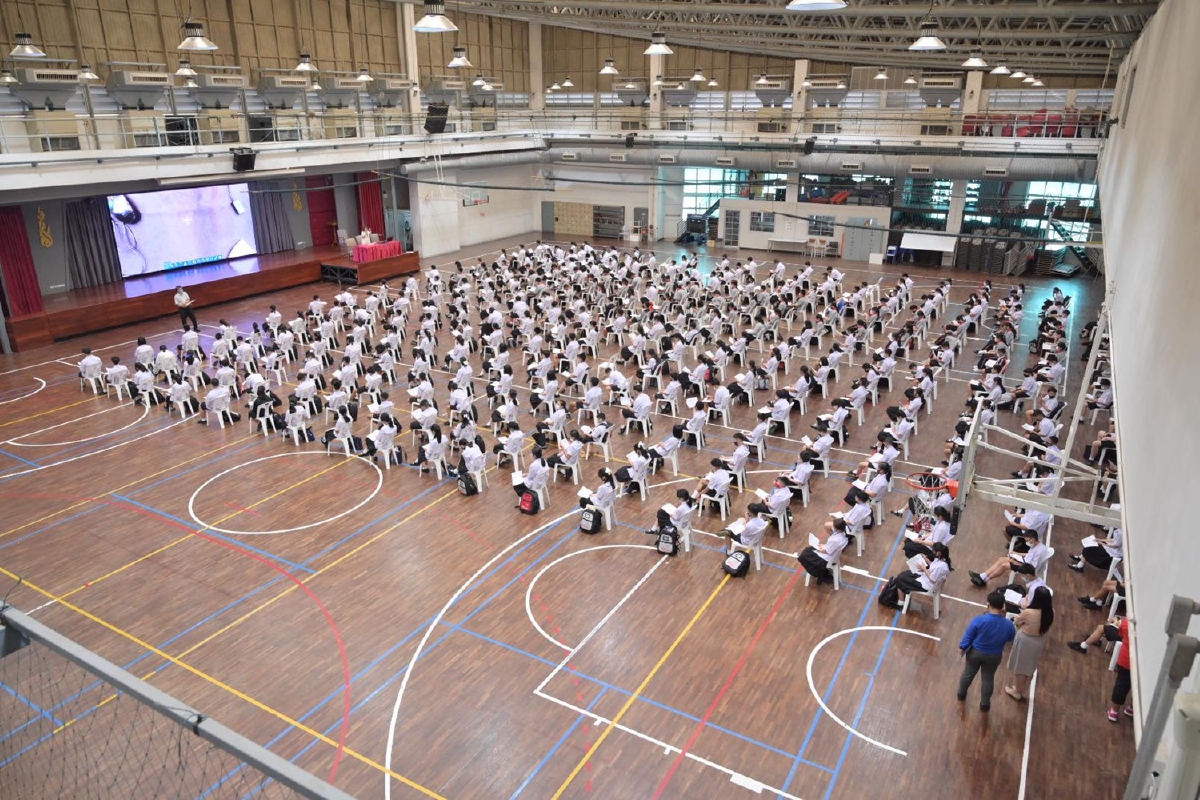 สาธิต มศว ประสานมิตร (ฝ่ายมัธยม) จัดเรียนสอนรูปแบบใหม่คุมโควิด-19 สาธิต มศว ประสานมิตร (ฝ่ายมัธยม) จัดเรียนสอนรูปแบบใหม่คุมโควิด-19