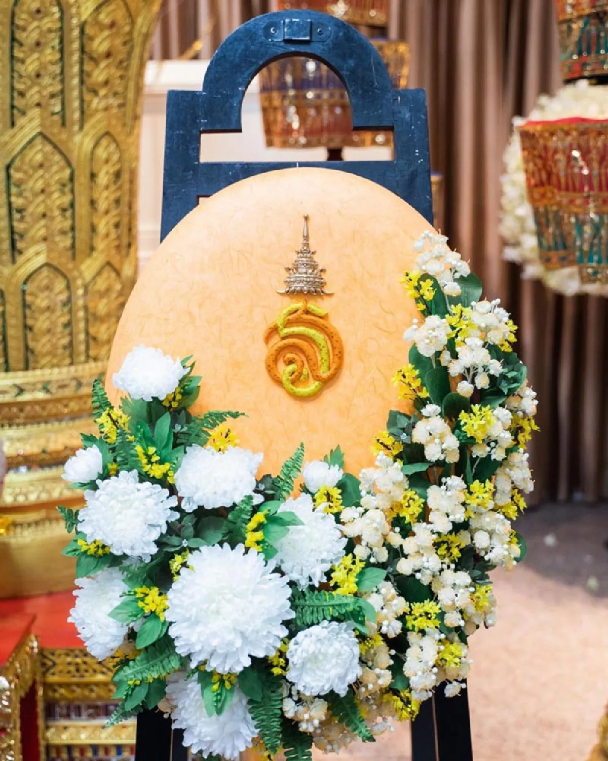 เจ้าฟ้าสิริวัณณวรีฯ พระราชทานพวงมาลาในงานศพ คุณพ่อแต้ว ณฐพร