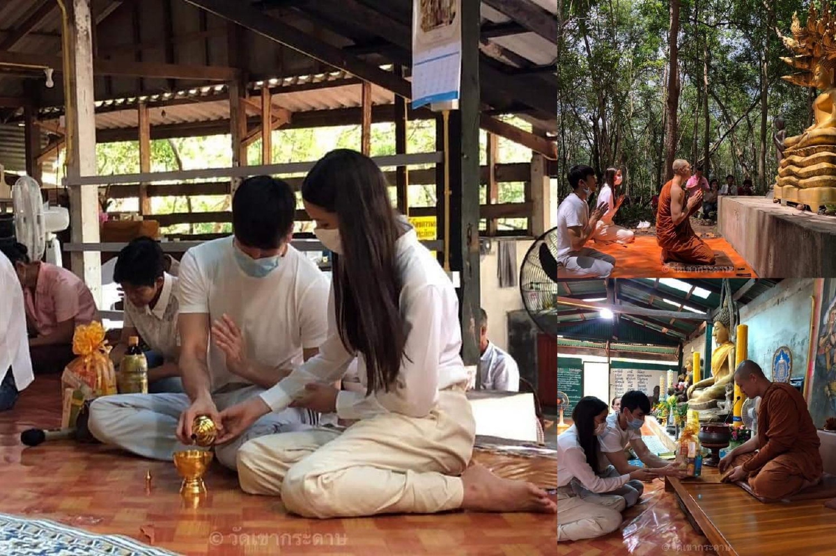 คู่รักสายบุญ! ณเดชน์-ญาญ่า ควงแขนทำบุญร่วมชาติที่วัดเขากระดาษ คู่รักสายบุญ! ณเดชน์-ญาญ่า ควงแขนทำบุญร่วมชาติที่วัดเขากระดาษ