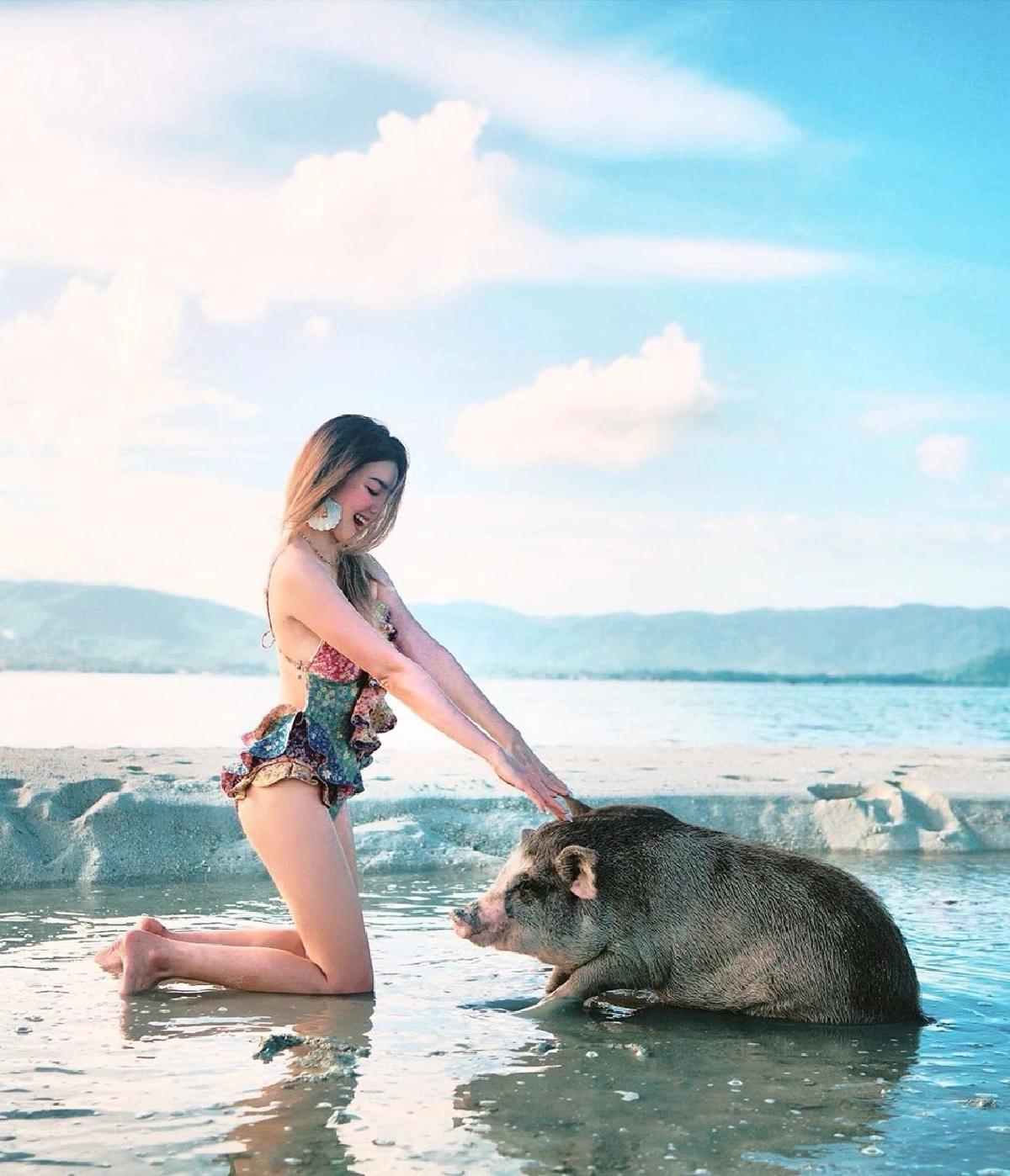 แซ่บคูณสอง! ”ดิว-แอร์" แท็กทีมประชันความเซ็กซี่ จัดหนักจัดเต็มทะเลสมุย