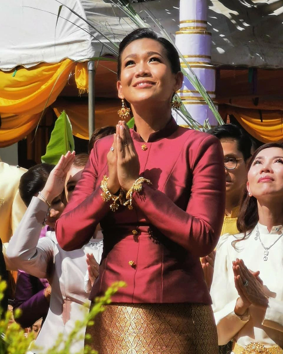 “กาละแมร์” ถวายทองคำหุ้มยอดพระธาตุ 53 กิโลกรัม กว่า 94 ล้านบาท 