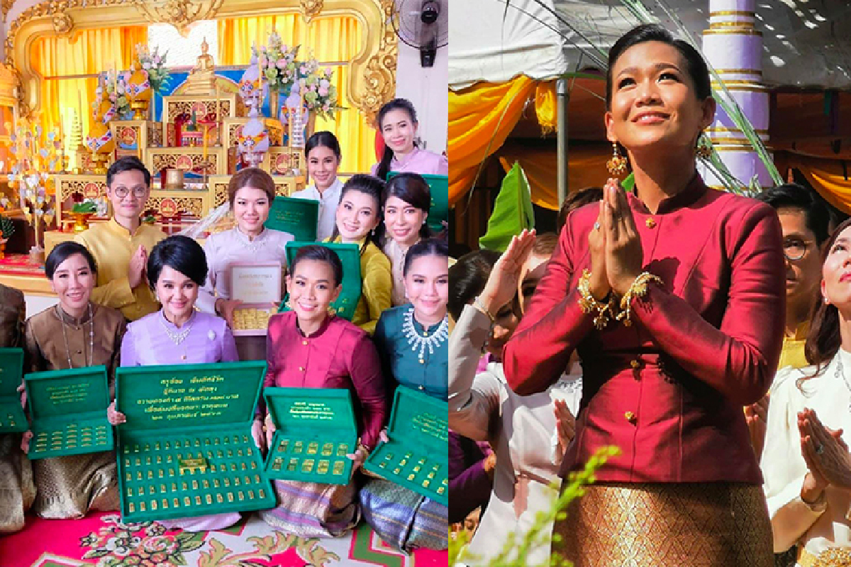“กาละแมร์” ถวายทองคำหุ้มยอดพระธาตุ 53 กิโลกรัม กว่า 94 ล้านบาท “กาละแมร์” ถวายทองคำหุ้มยอดพระธาตุ 53 กิโลกรัม กว่า 94 ล้านบาท