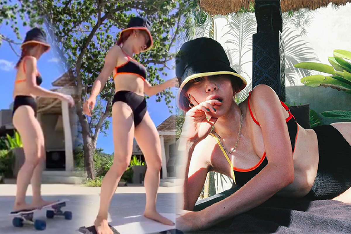 "พลอย หอวัง" นุ่งทูพีซเว้าสูงสุดแซ่บ โชว์สกิลเล่นสเก็ตอย่างพลิ้ว "พลอย หอวัง" นุ่งทูพีซเว้าสูงสุดแซ่บ โชว์สกิลเล่นสเก็ตอย่างพลิ้ว