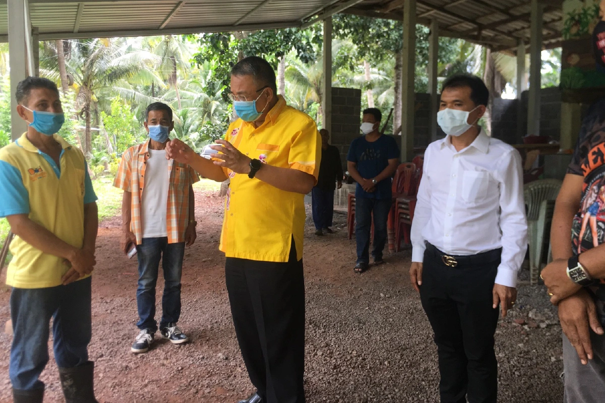 ชาวสุราฎร์ธานีไม่มีการทารุณลิงเก็บมะพร้าวเลี้ยงดูเหมือนคนในครอบครัว