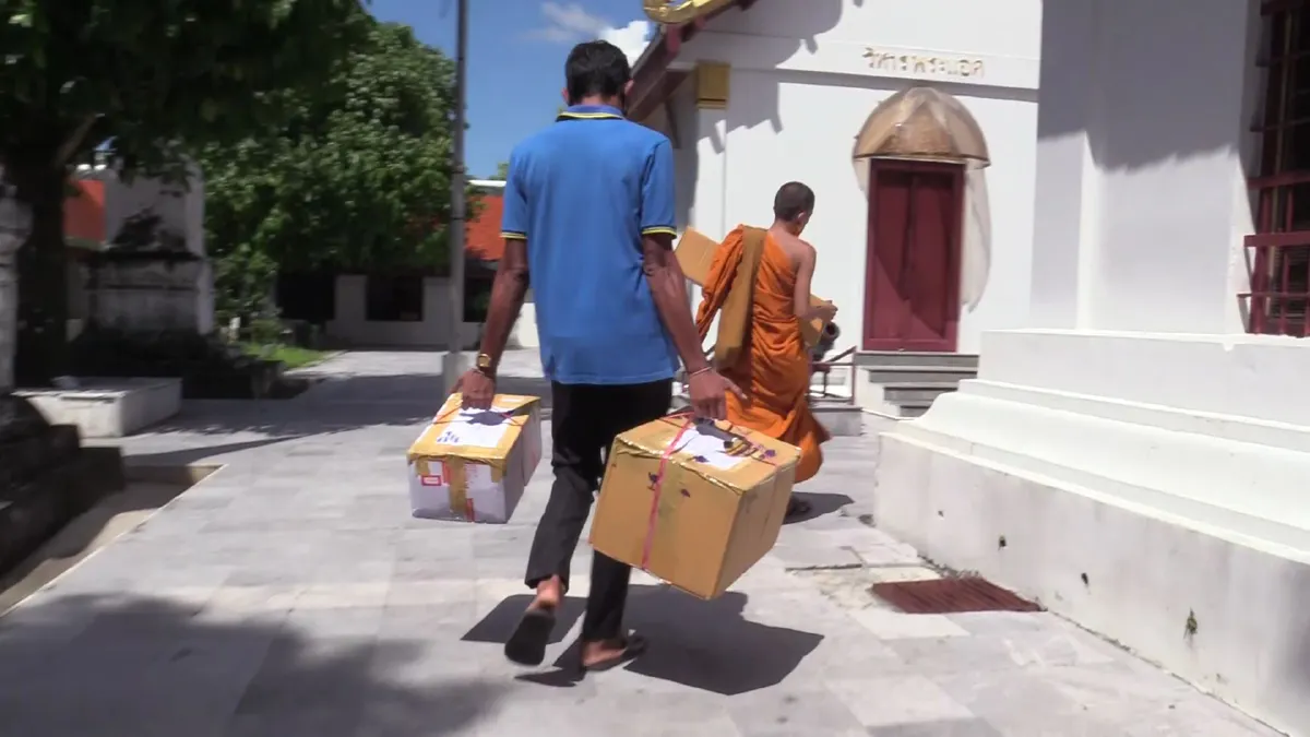 ทยอยส่งคืนทางไปรษณีย์หนังสือบุดโบราณชุดแรก 3 กล่องใหญ่