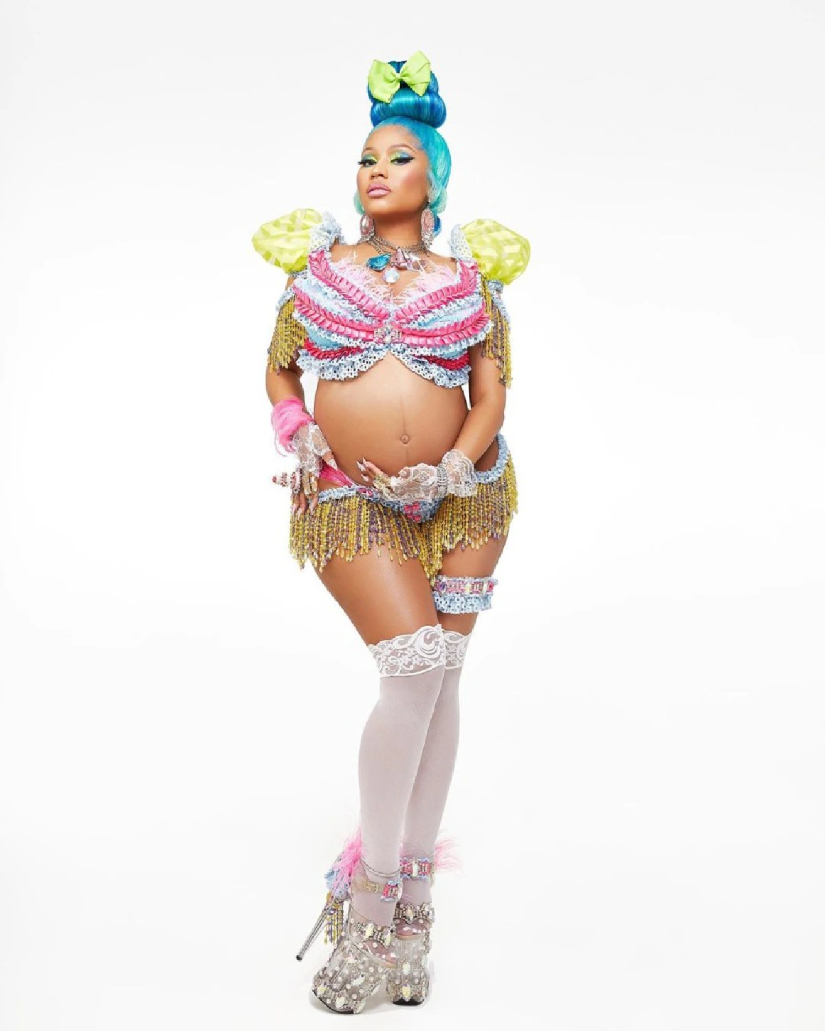 แรพเปอร์ตัวแม่! Nicki Minaj เซอร์ไพรส์อวดภาพท้องโตตั้งครรภ์ลูกคนแรกแล้ว 