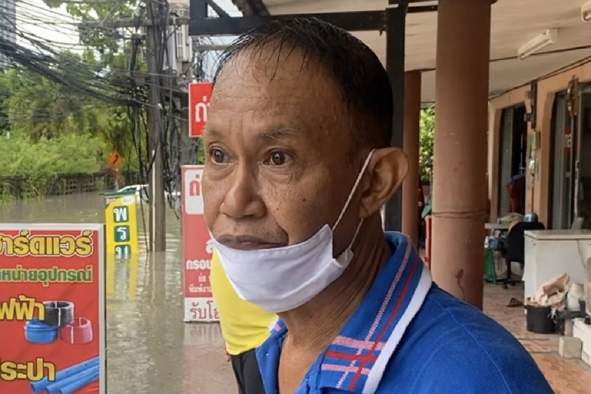 ฝนกระหน่ำพัทยานาน2ชม.น้ำท่วมเก๋งเกือบมิดหลังคา