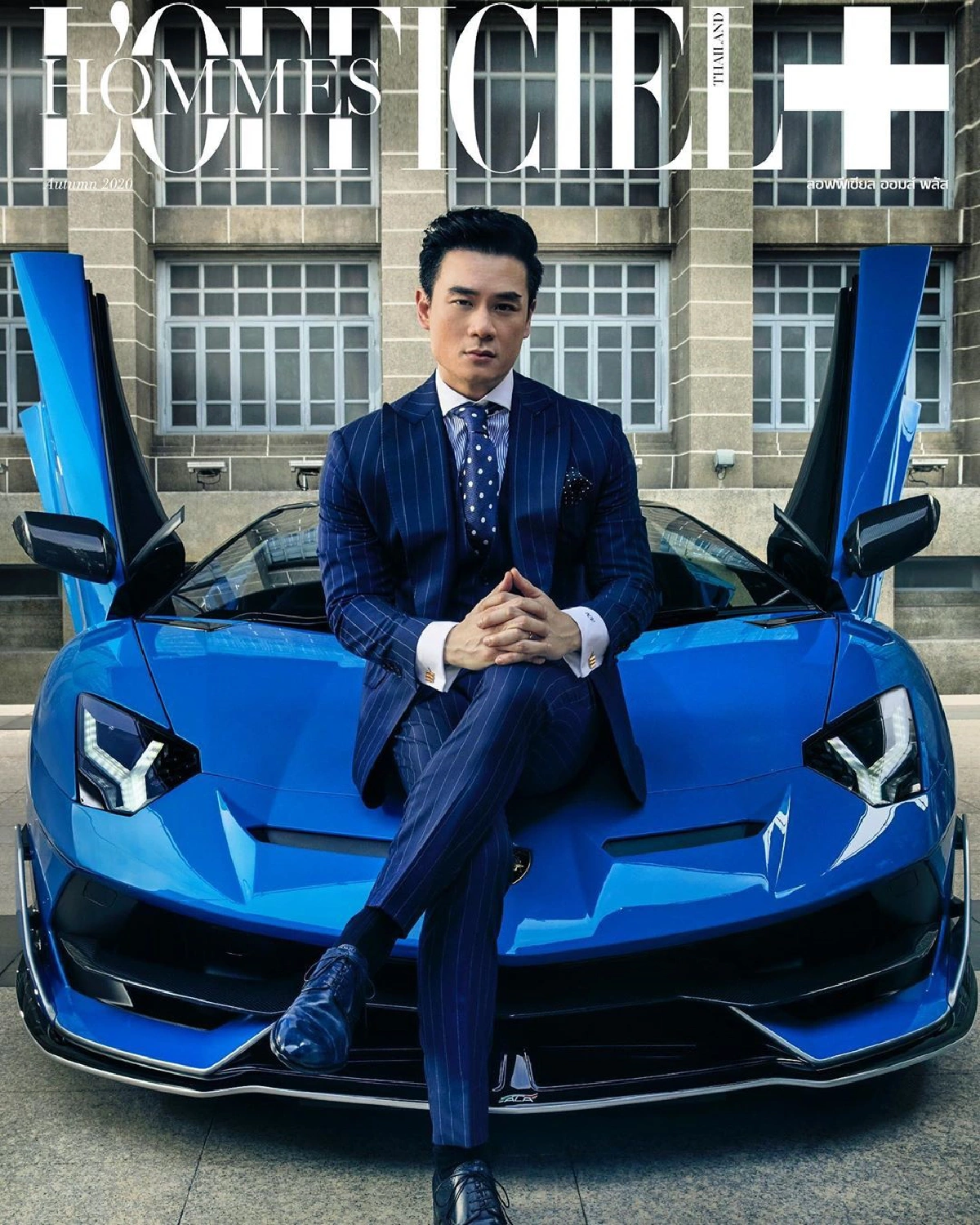 น็อต วิศรุต ถ่ายแบบคู่รถหรู Lamborghini หล่อเนี๊ยบดูแพงทั้งคนและรถ