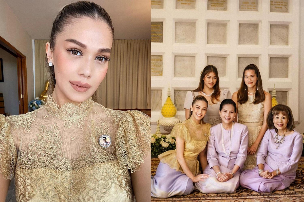 แพร วทานิกา พา 3 พี่น้องปัทมสิงห์ แต่งสวยด้วยชุดไทยไปทำบุญวันเกิดคุณแม่ แพร วทานิกา พา 3 พี่น้องปัทมสิงห์ แต่งสวยด้วยชุดไทยไปทำบุญวันเกิดคุณแม่