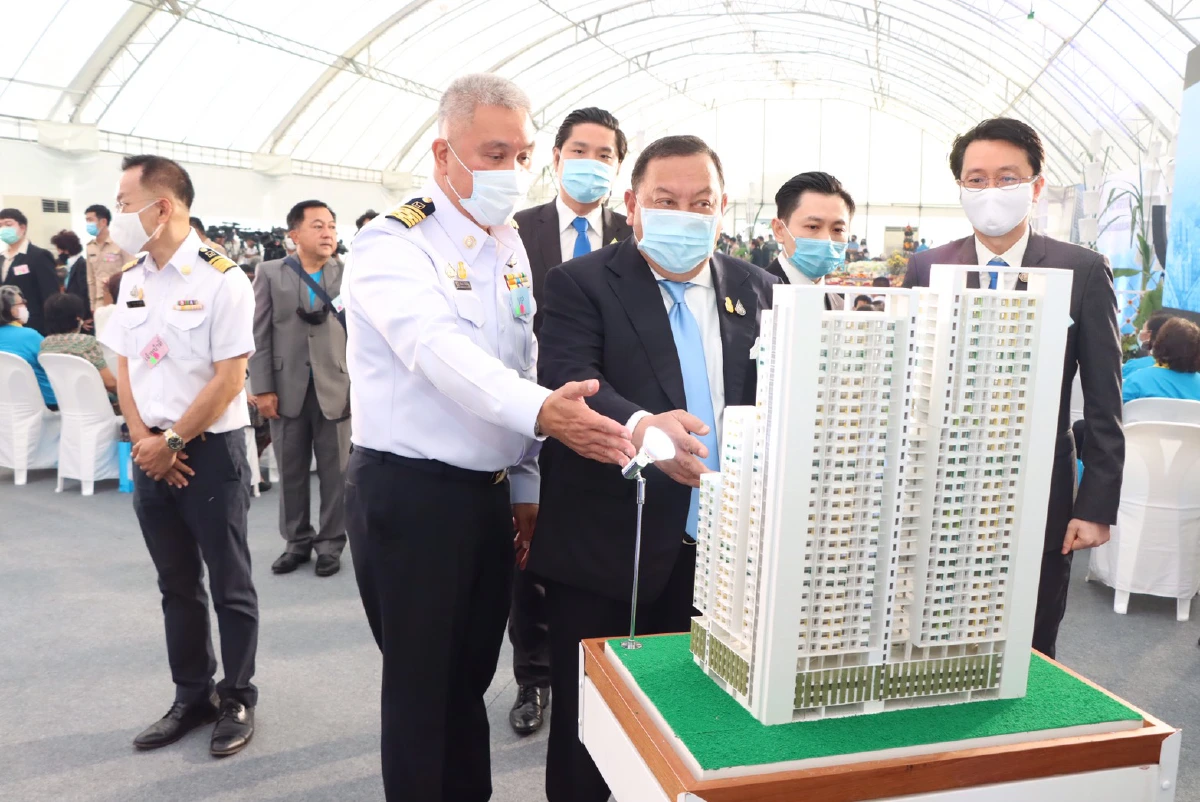 "บิ๊กตู่"วางศิลาฤกษ์โครงการฟื้นฟูเมืองชุมชนดินแดง ระยะที่ 2 