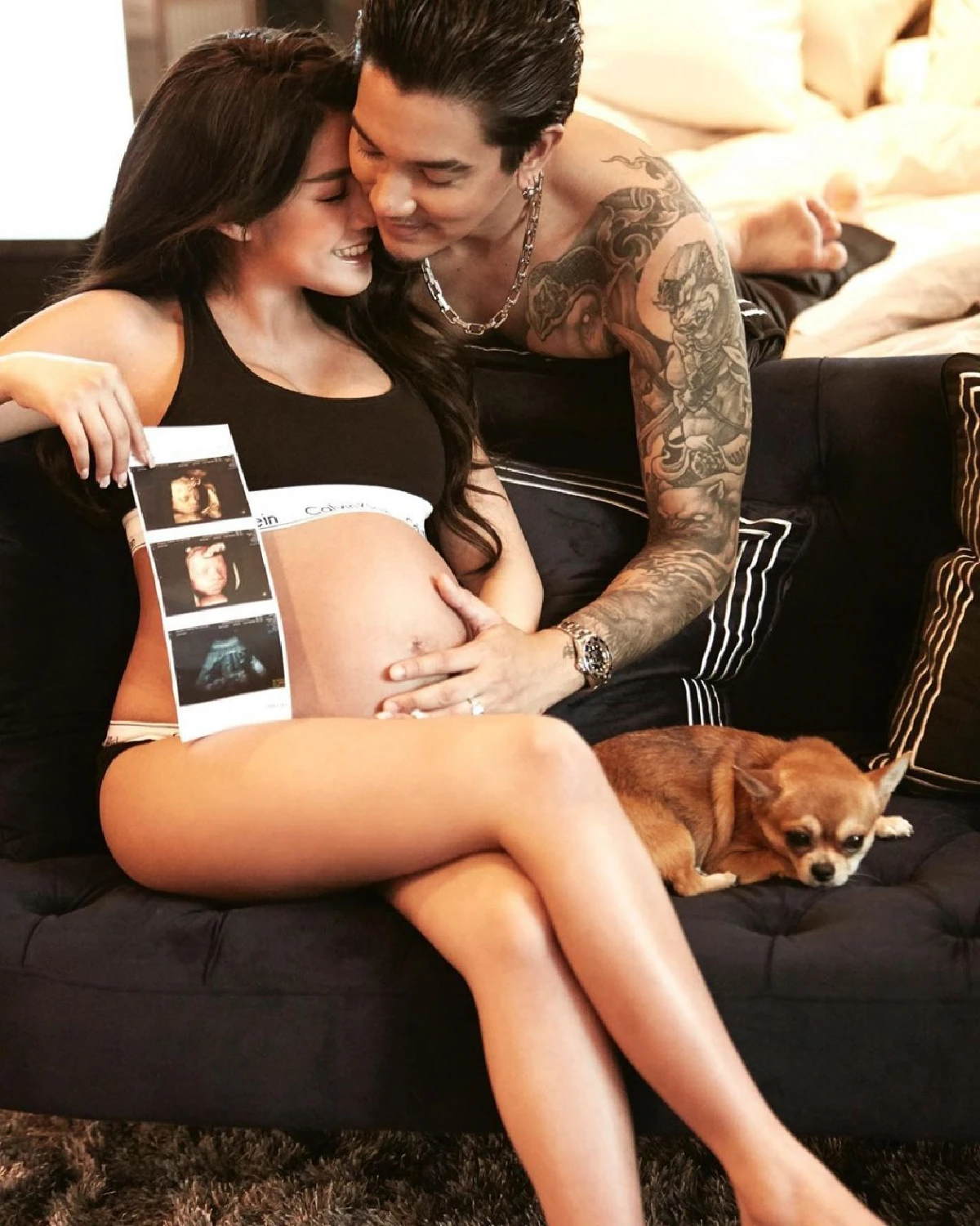 "ดีเจแมน-ใบเตย"  ถ่ายภาพก่อนคลอด บอกเลยว่าเร่าร้อนทุกมุมจริงๆ 