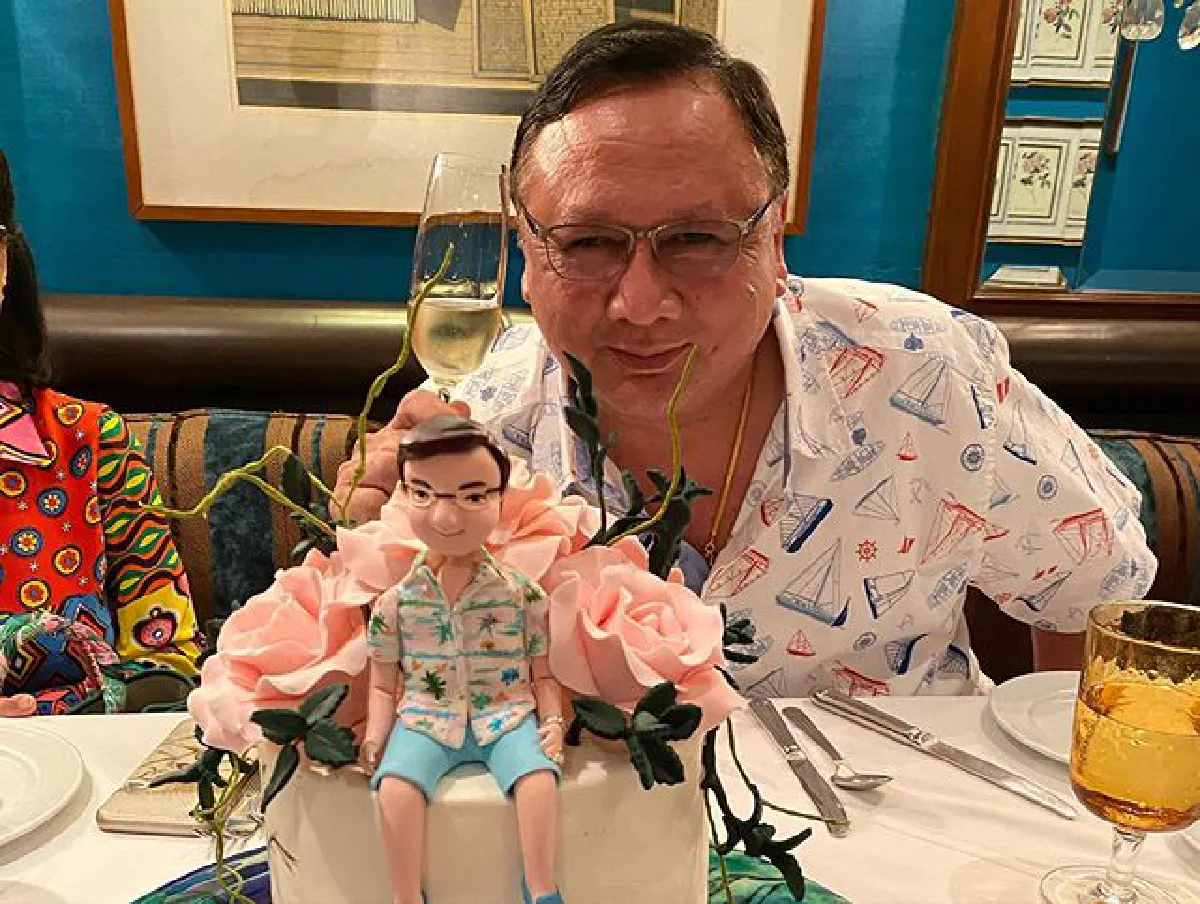 "อั้ม พัชราภา" ควง "ไฮโซพก"  ร่วมโต๊ะฉลองวันเกิดคุณพ่ออย่างอบอุ่น