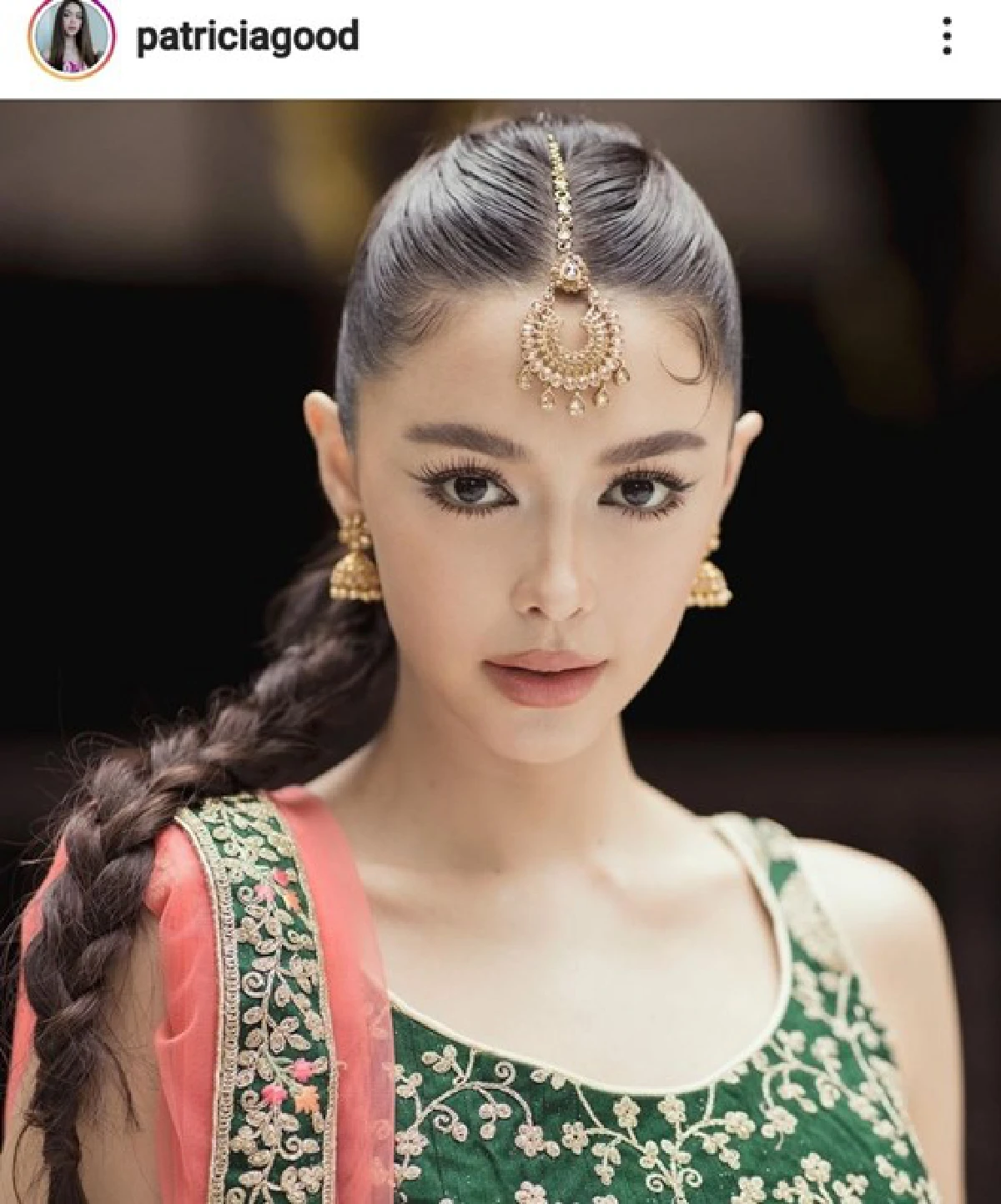 “แพทริเซีย” แปลงโฉมเป็นเจ้าหญิงแห่งดินแดนภารตะ สวยคมเข้มมาก