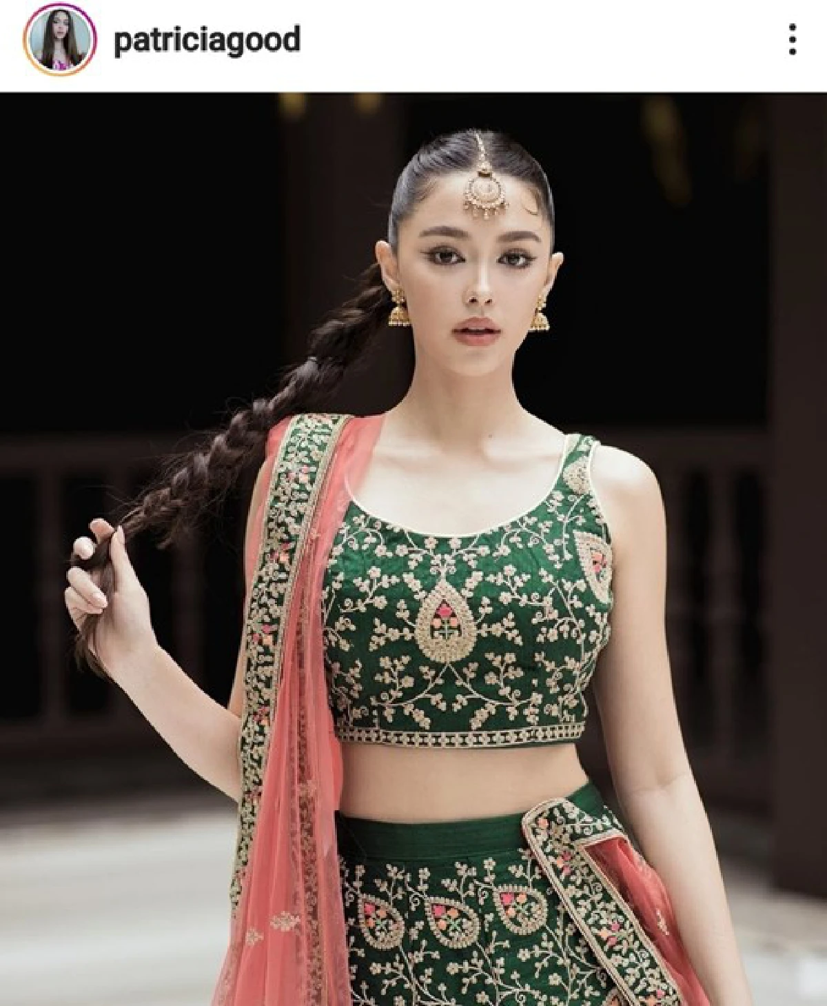 “แพทริเซีย” แปลงโฉมเป็นเจ้าหญิงแห่งดินแดนภารตะ สวยคมเข้มมาก