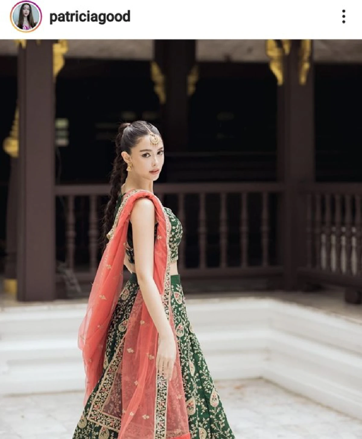 “แพทริเซีย” แปลงโฉมเป็นเจ้าหญิงแห่งดินแดนภารตะ สวยคมเข้มมาก