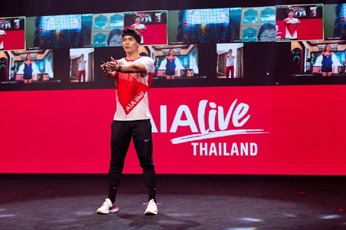 เอไอเอ ประเทศไทย ปลื้ม กิจกรรมออนไลน์ AIA Live เพื่อส่งเสริมสุขภาพและคุณภาพชีวิตครั้งแรก ในเอเชีย ประสบความสำเร็จด้วยผู้เข้าร่วมงานออนไลน์กว่า 50,000 คน