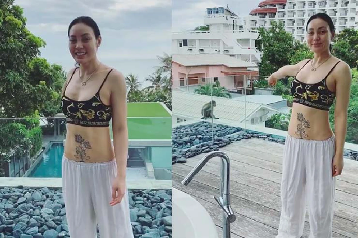 “ตั๊ก บงกช” โชว์ความเป๊ะ! สวมบิกินี่แบรนด์หรู เผยรอยสักที่กล้ามทอง