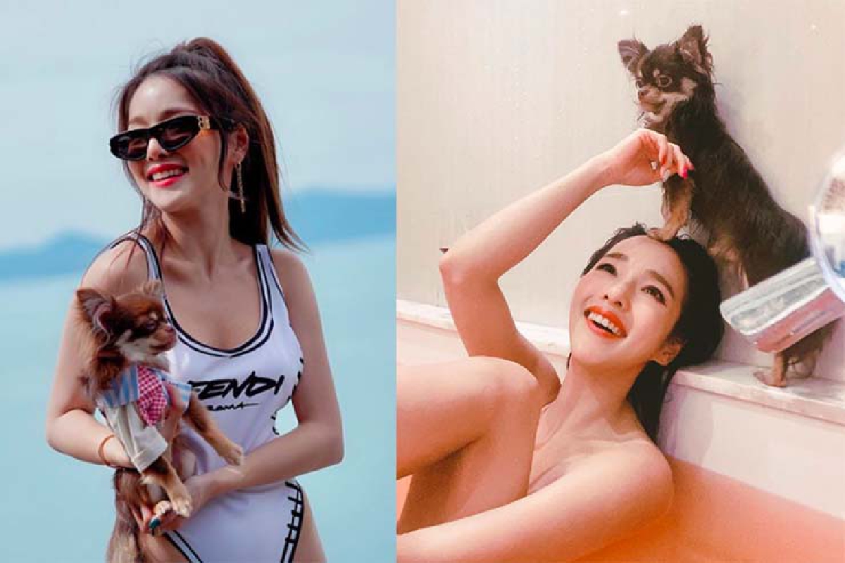 "แอร์ ภัณฑิลา" ทั้งสดใสและเซ็กซี่ กับการนอนแช่น้ำสระผมกับน้องหมาสุดรัก "แอร์ ภัณฑิลา" ทั้งสดใสและเซ็กซี่ กับการนอนแช่น้ำสระผมกับน้องหมาสุดรัก