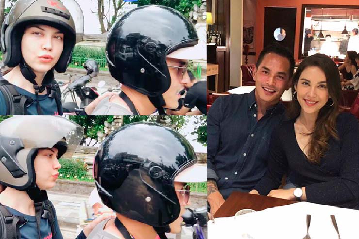"สงกรานต์" พา "แมท" ซ้อนท้ายมอเตอร์ไซค์แอ่วเมืองเชียงใหม่ หวานๆ "สงกรานต์" พา "แมท" ซ้อนท้ายมอเตอร์ไซค์แอ่วเมืองเชียงใหม่ หวานๆ