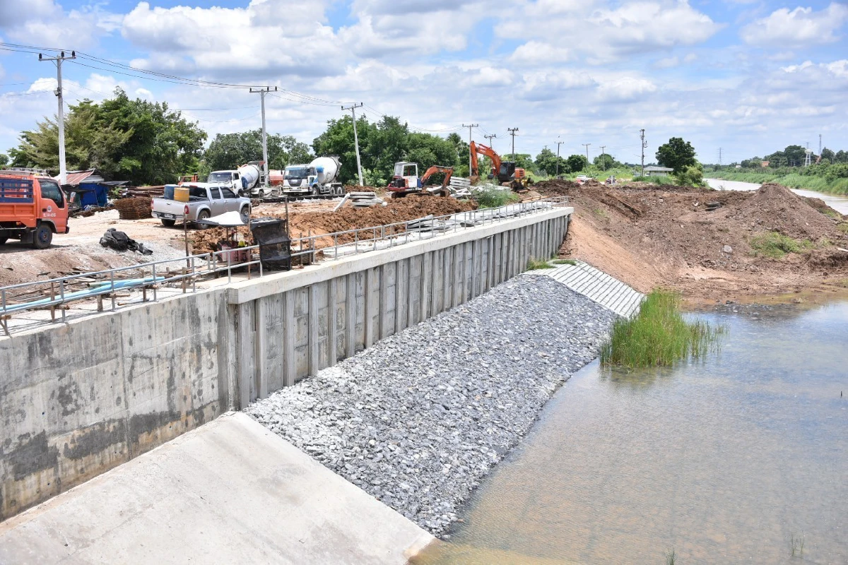 กรมชลฯเร่ง 2 โครงการก่อสร้างประตูระบายน้ำพื้นที่เจ้าพระยา