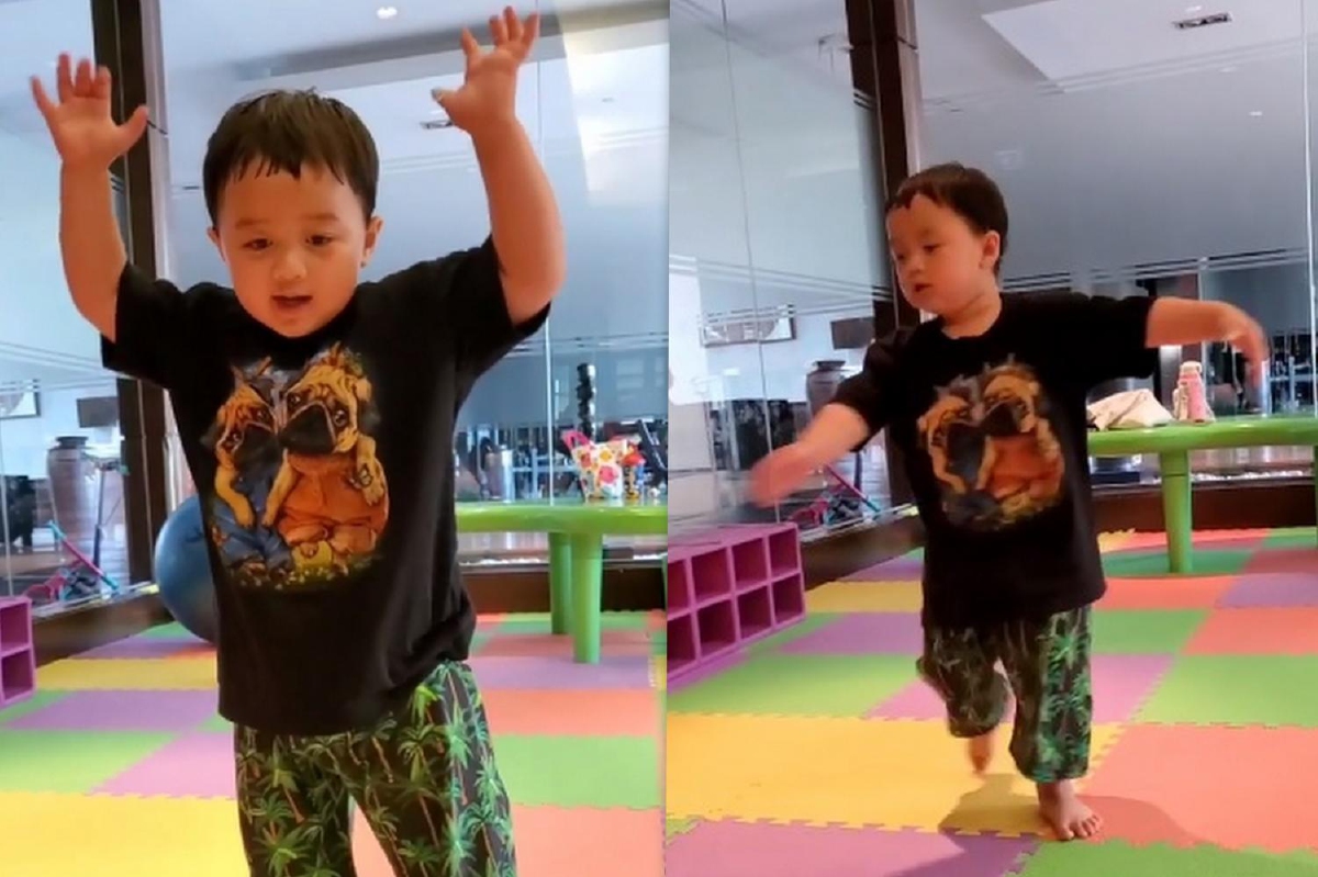 น้องพายุ ออกสเต็ปสุดเฟี้ยว! โชว์ตีลังกาในเพลง เมาคลีล่าสัตว์ น้องพายุ ออกสเต็ปสุดเฟี้ยว! โชว์ตีลังกาในเพลง เมาคลีล่าสัตว์